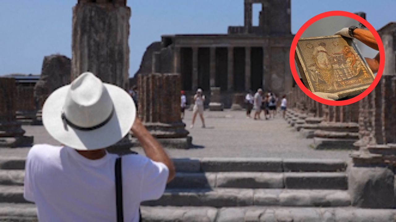 Zrabowana przez nazistów mozaika, wraca do Pompejów