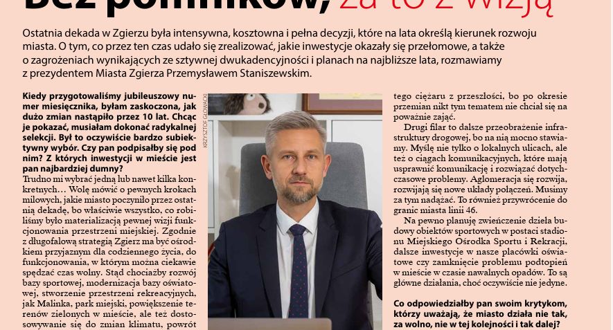 Taka "prasa" od samorządu. Wywiad rzeczniczki z prezydentem miasta