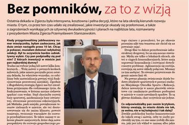 Wywiad z prezydentem Zgierza przeprowadziła jego rzeczniczka. 