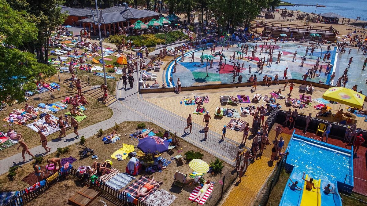 park wodny Słoneczny wrotków