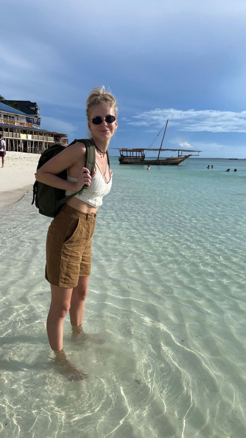 Edyta Pazura na Zanzibarze