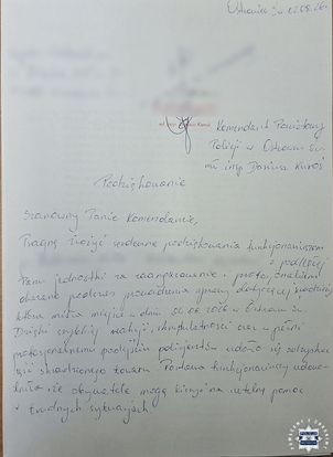 Mieszkaniec podziękował ostrowieckim policjantom. Szybko odzyskali część skradzionego mienia