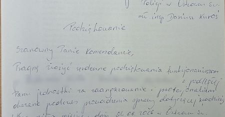 Mieszkaniec podziękował ostrowieckim policjantom. Szybko odzyskali część skradzionego mienia
