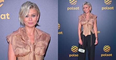 Katarzyna Zdanowicz bryluje na ramówce Polsatu w GORSECIE. Klasa? (ZDJĘCIA)