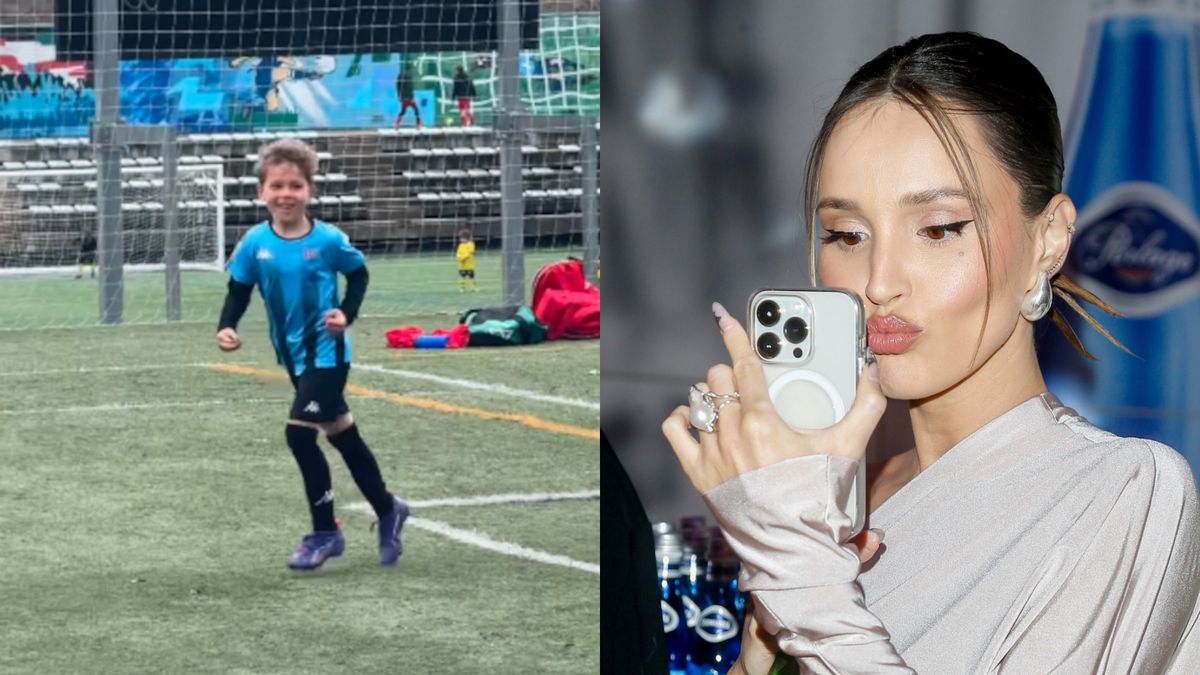 Marina pochwaliła się, jak Liam wywija na boisku