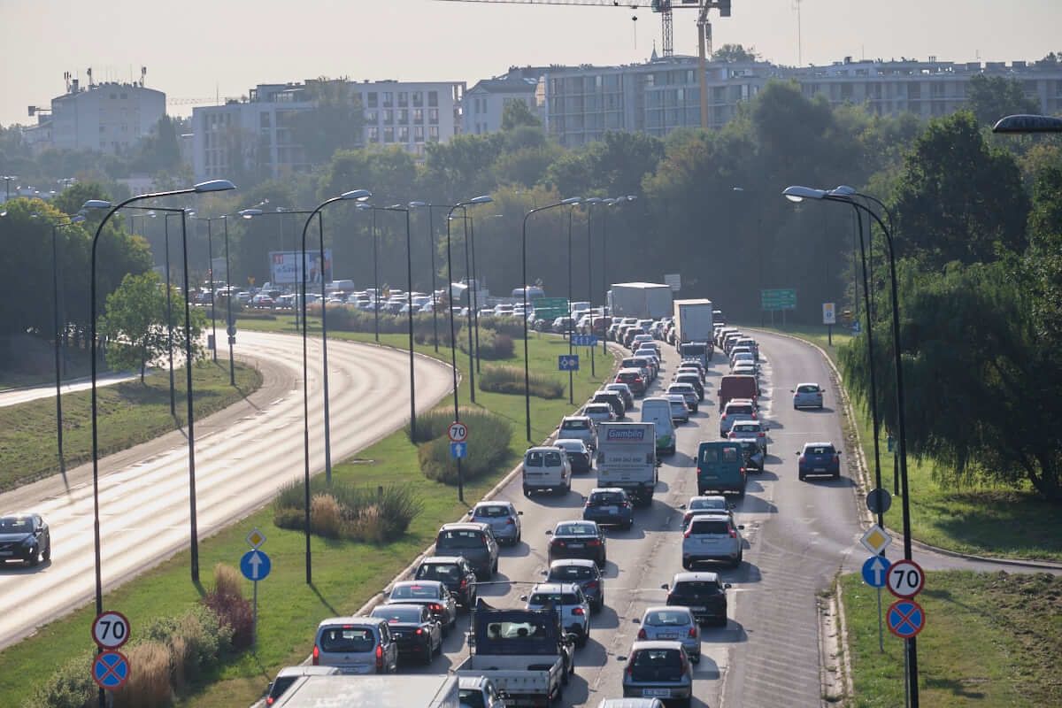 Korki w Dzień bez Samochodu w Lublinie
