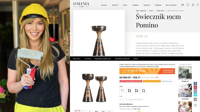 Joanna Przetakiewicz "inspiruje się" włoską marką?