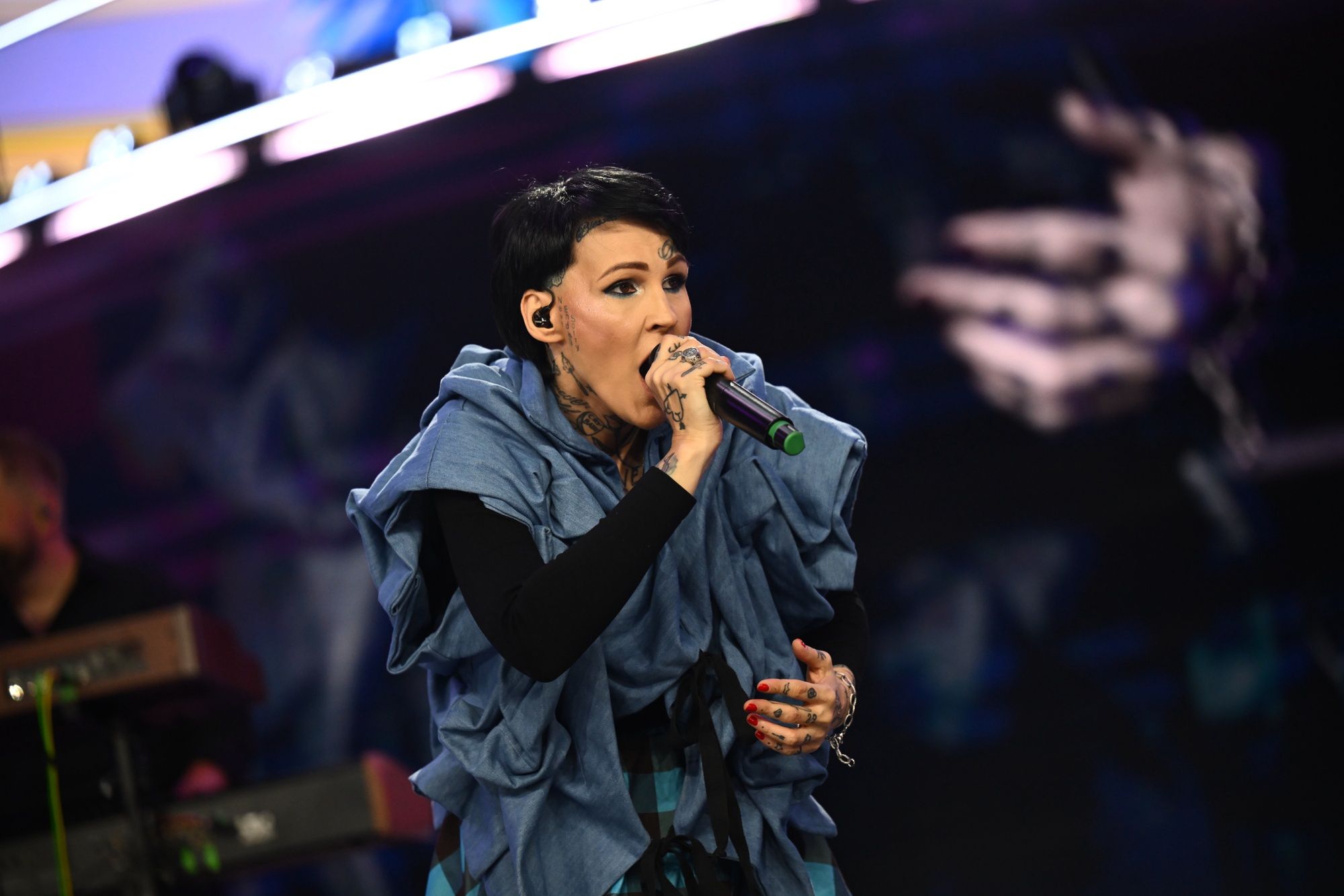 Agnieszka Chylińska na festiwalu w Sopocie