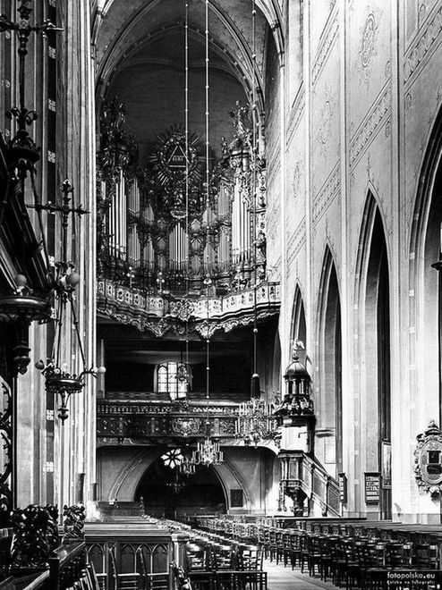Wrocław. Rekonstrukcja organów Englera w kościele św. Elżbiety. Tak instrument wyglądał przed pożarem