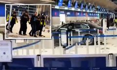 Szok na lotnisku w Detroit. Auto wbiło się w terminal
