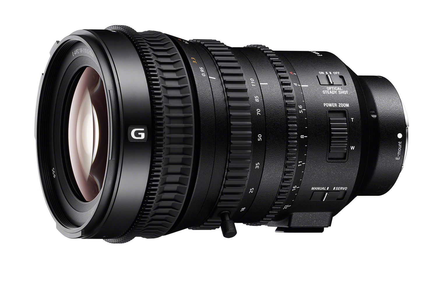 Sony E PZ 18-110 mm f/4 G OSS - obiektyw filmowy z elektryczną regulacją ogniskowej 2