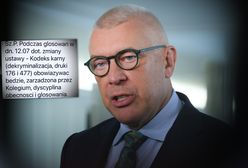 "Giertych złamał dyscyplinę, opowiada głupoty". SMS rozwiewa wątpliwości