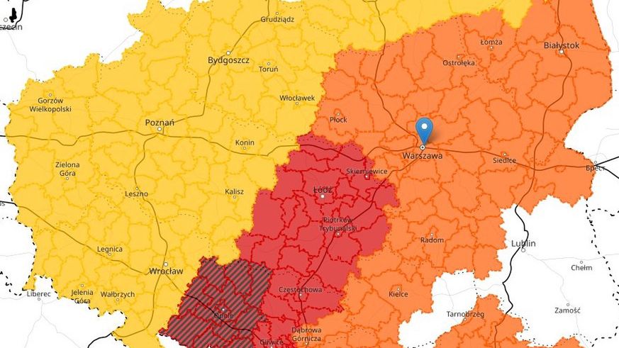 mapa burza