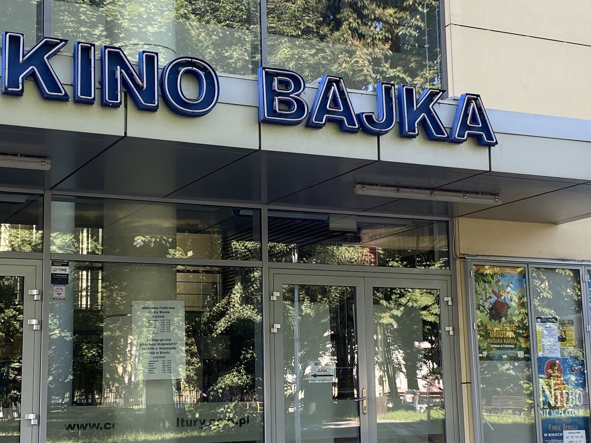 Kino Bajka w Centrum Kultury w Błoniu
