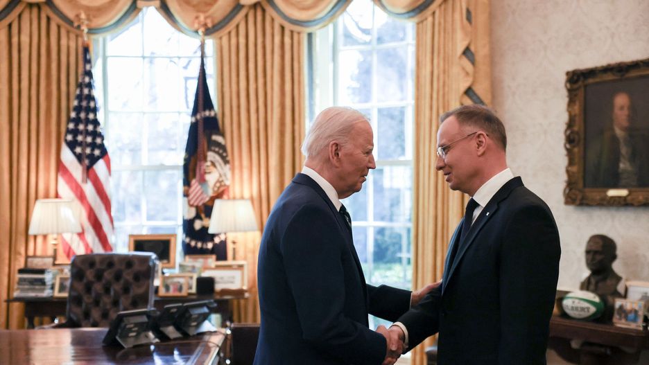 Wiadomo, co Duda powiedział Bidenowi na spotkaniu
