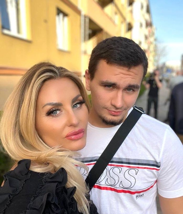 Dagmara Kaźmierska z synem