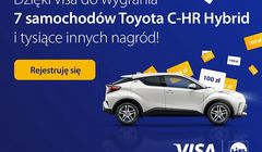 Visa rozdaje w loterii hybrydowe Toyoty