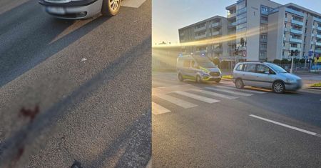 Kierowca bez uprawnień potrącił seniorkę na pasach