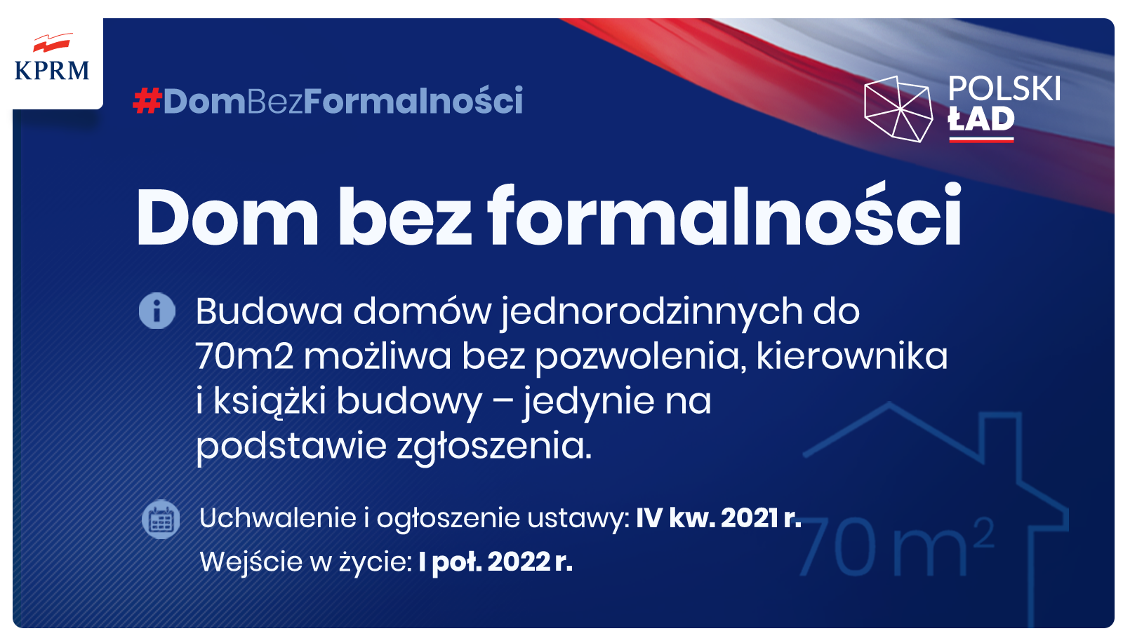 Dom do 70 mkw. będzie można wybudować bez zbędnych formalności 