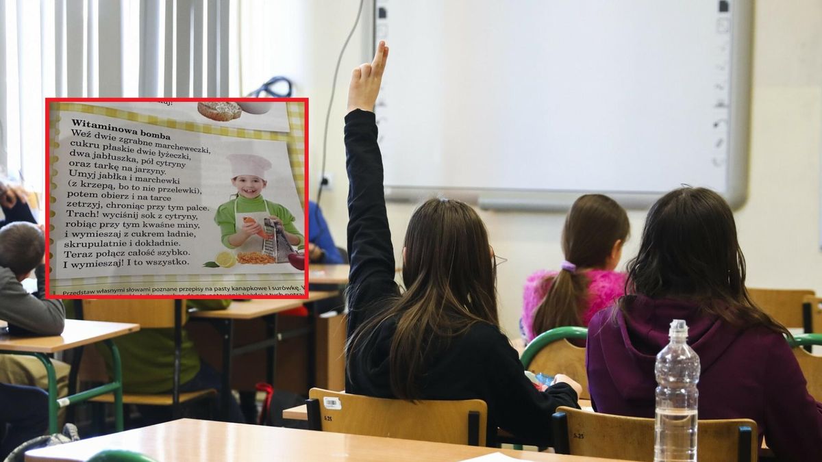 Kolejny absurd z podręcznika. "Czy ktoś w ogóle czyta te podręczniki przed puszczaniem do druku?"