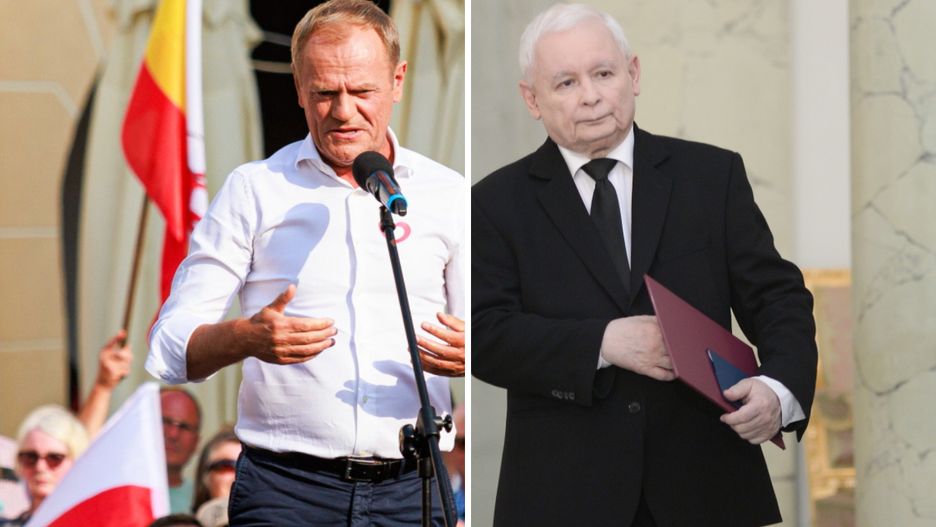 Donald Tusk i Jarosław Kaczyński