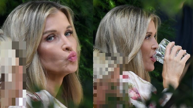 Joanna Krupa na lunchu w modnej restauracji