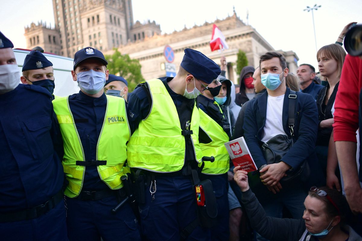 Warszawa. Policja odpowiada RPO w sprawie interwencji na Strajku Przedsiębiorców