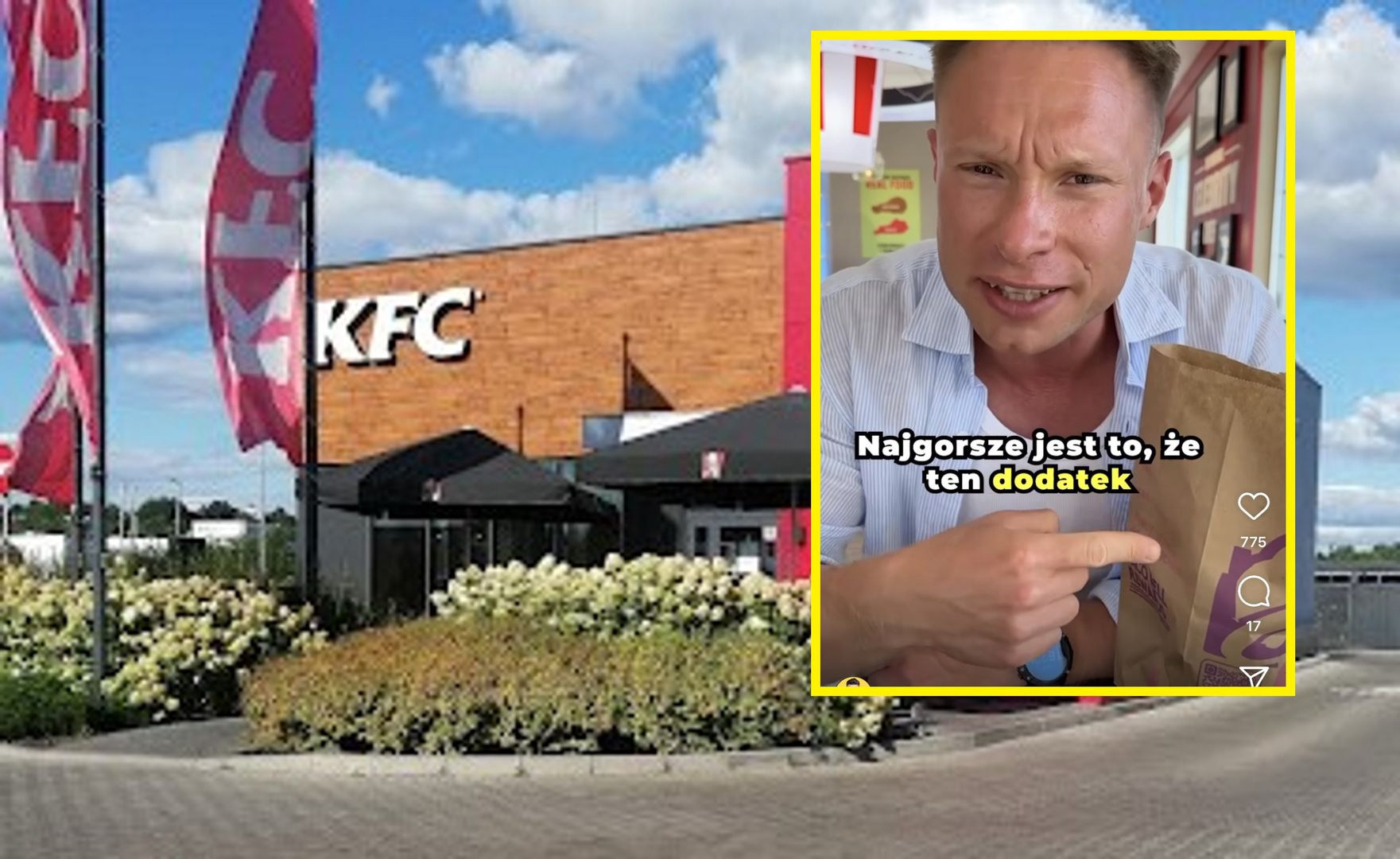 Polski dietetyk poszedł do KFC w USA. Aż złapał się za głowę