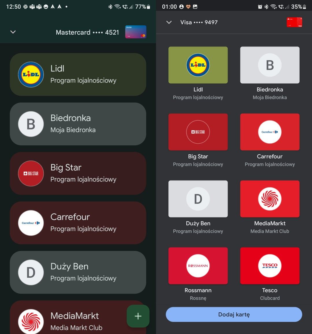 Portfel Google i Google Pay