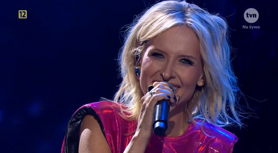 Patrycja Markowska podczas występu 