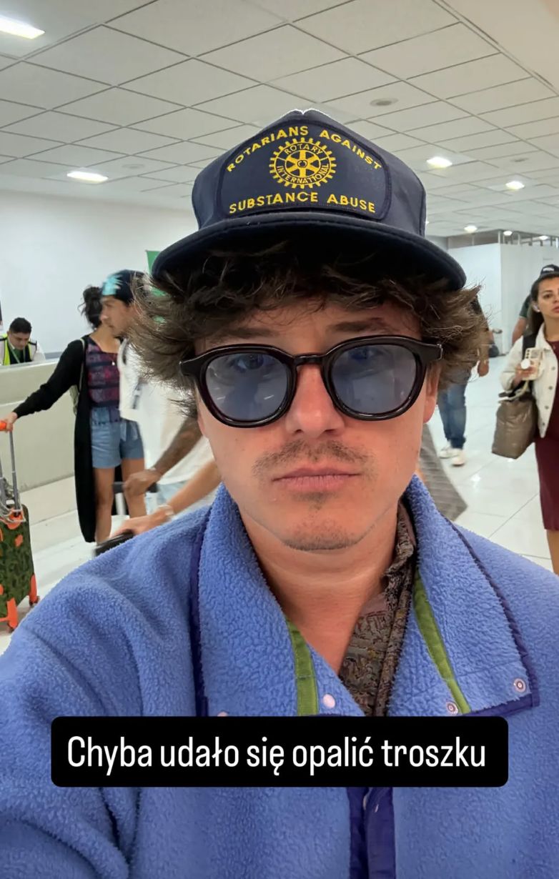 Kuba Karaś na wakacjach w Meksyku