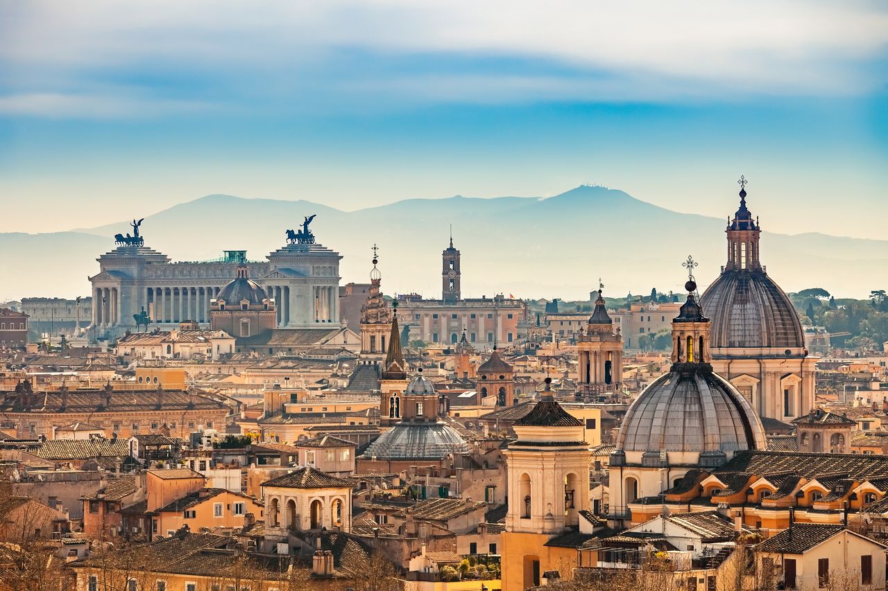 View of the Castel Sant'Angelo, near which the discovery was made