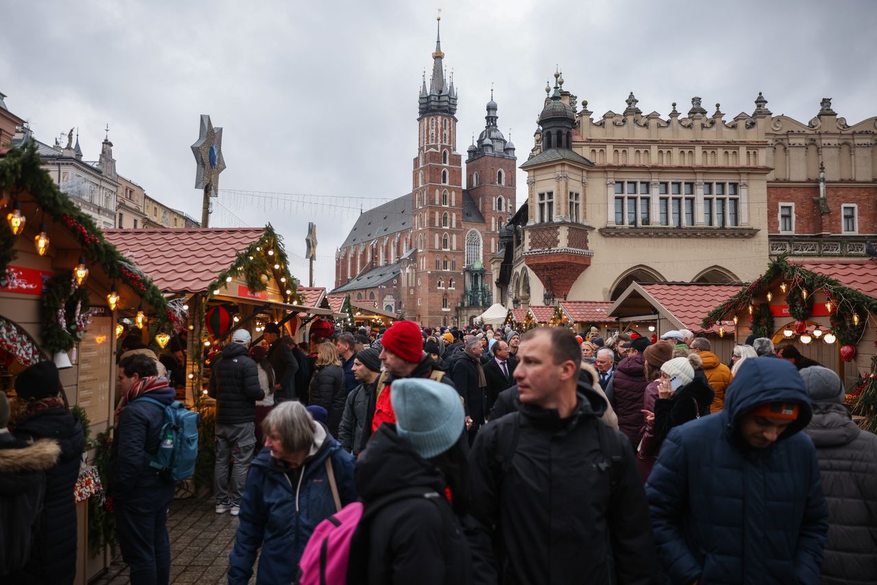 Jarmark przyciąga do Krakowa tłumy nie tylko z Polski