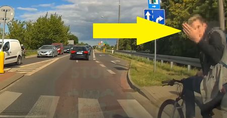 Kierowca zwrócił uwagę rowerzyście i się zaczęło. Nagranie w sieci