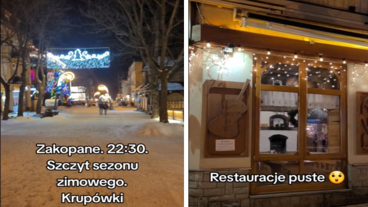 Krupówki świecą pustkami