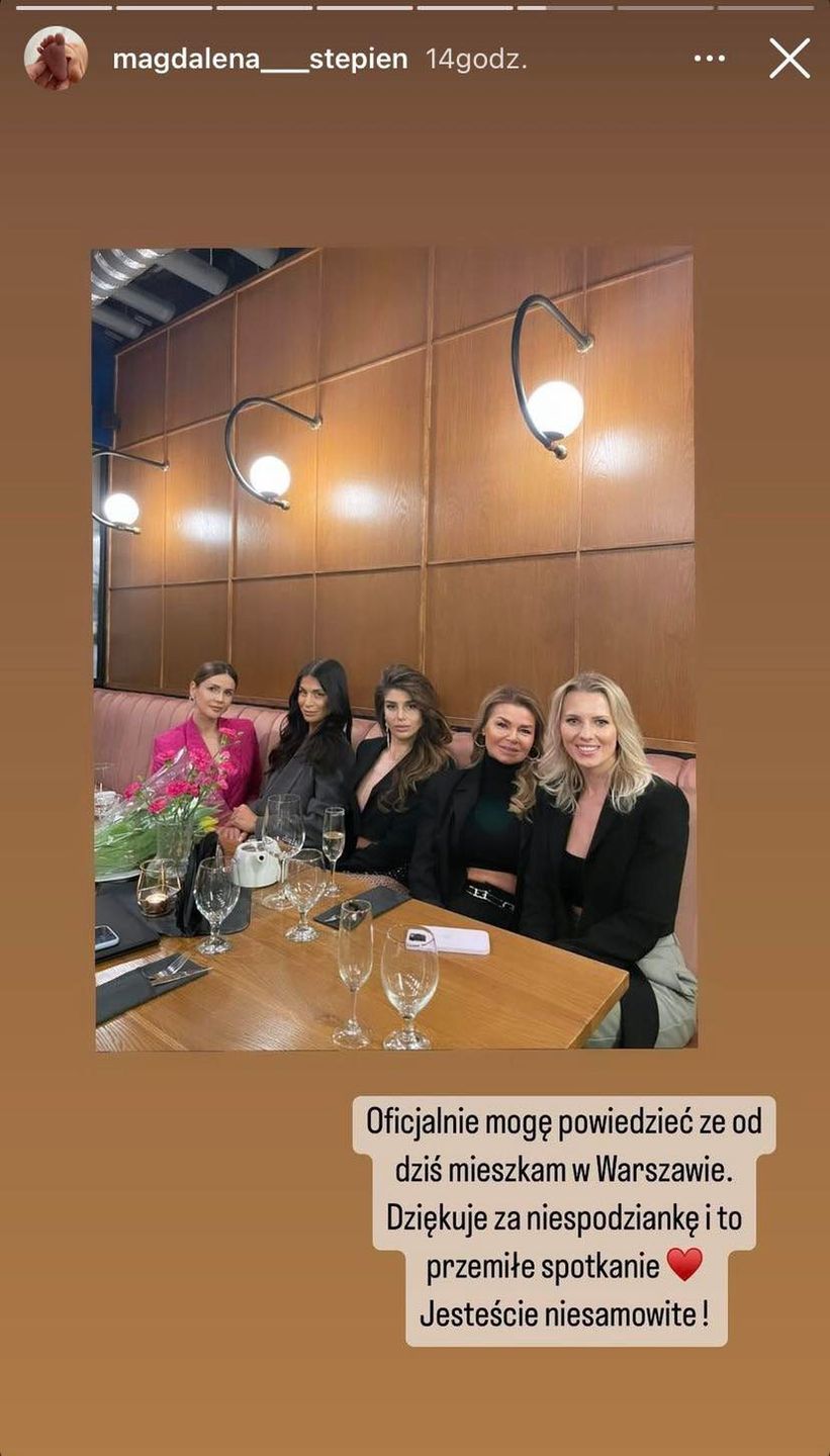 Magdalena Stępień przeprowadziła się do Warszawy