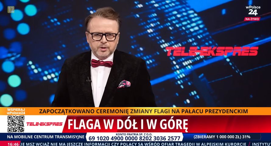 Były dziennikarz TVN i TVP zapowiada powrót na antenę wPolsce24