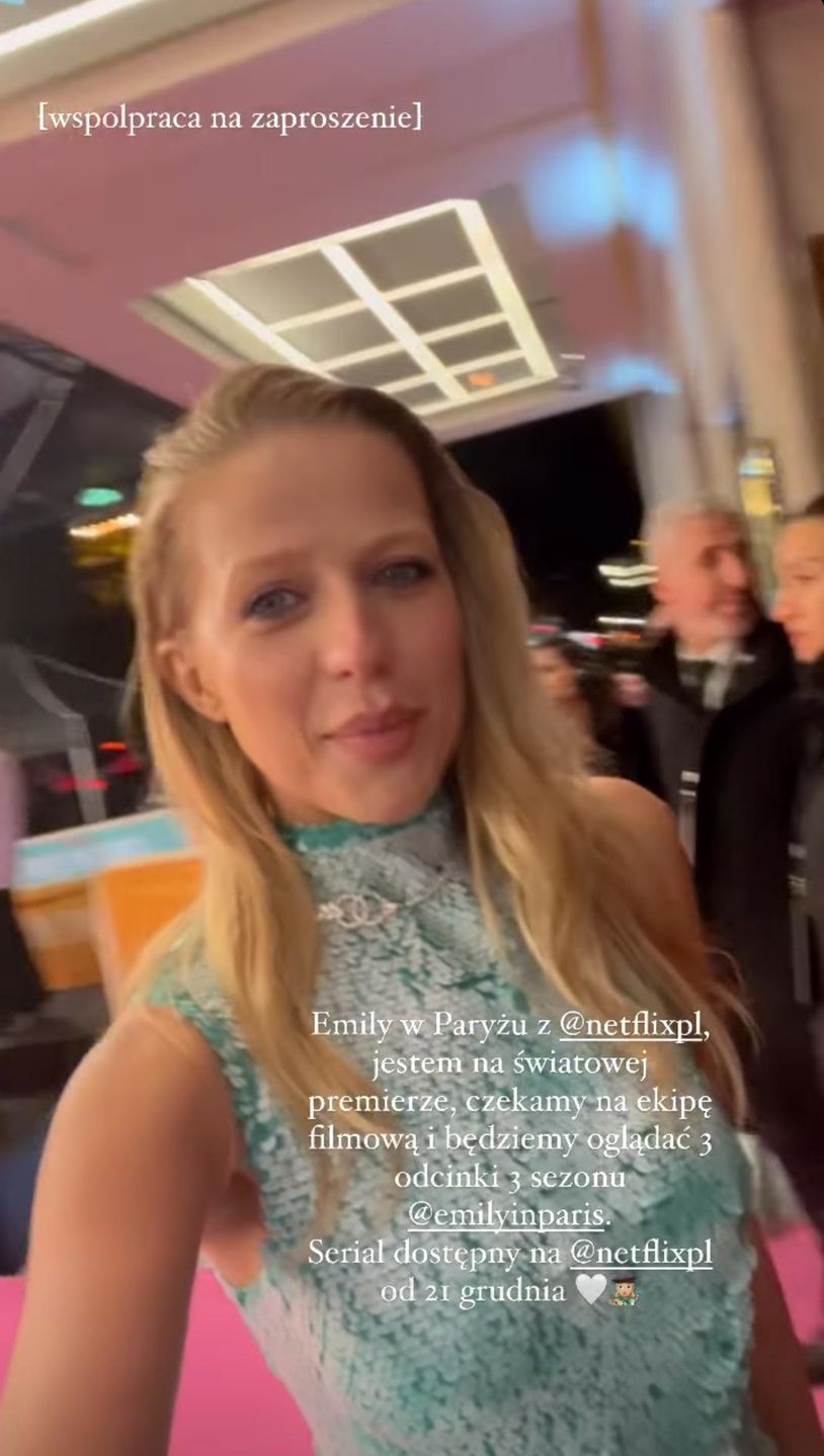 Jessica Mercedes na premierze "Emily w Paryżu"