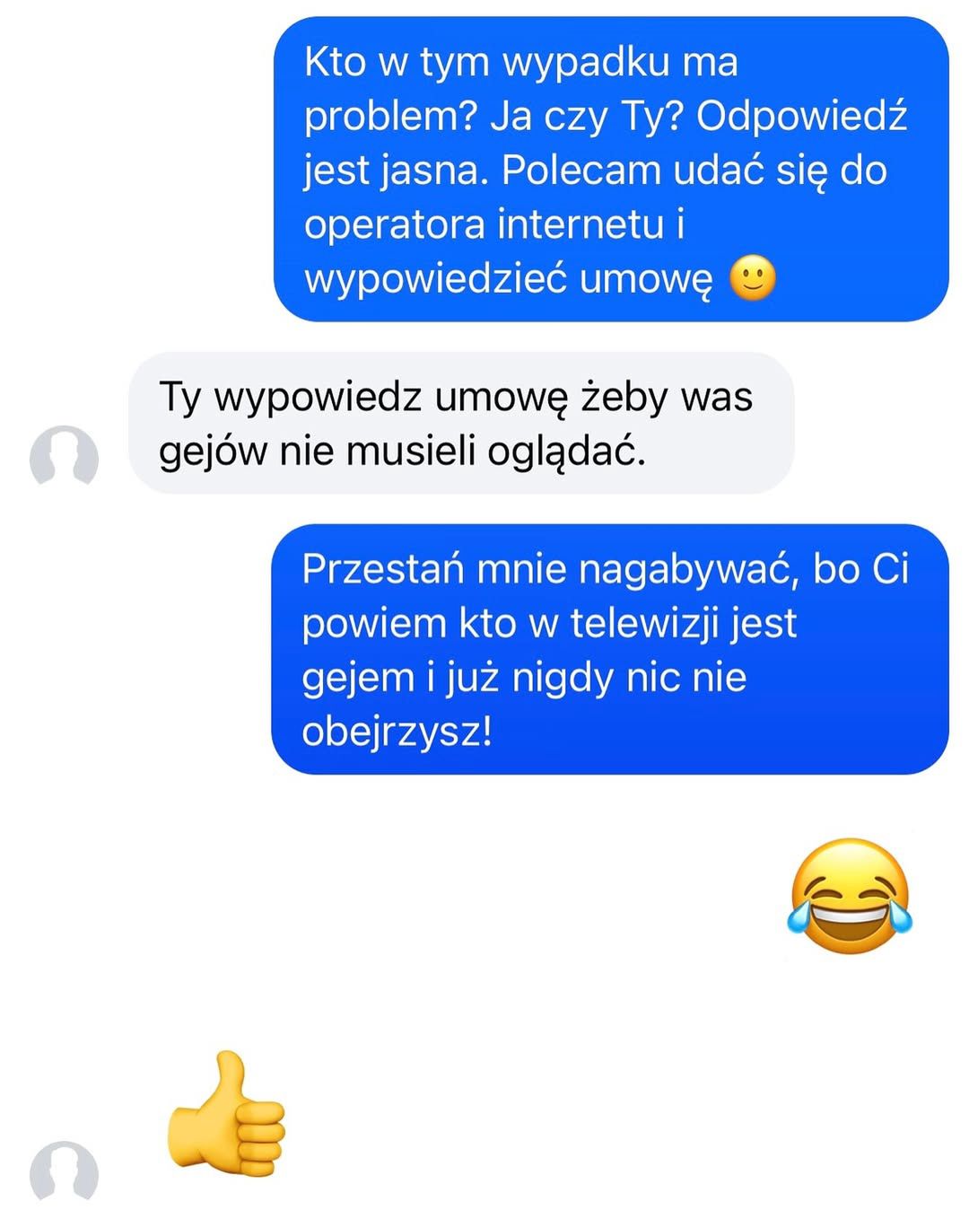 Błażej Stencel dostał homofobiczne wiadomości 