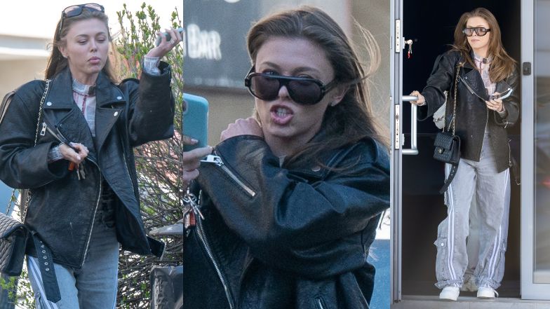 Joanna Opozda sfotografowana na mieście