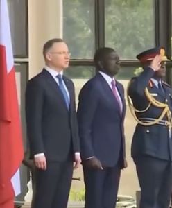 Prezydent Duda w Afryce. Przywitany nietypowym wykonaniem polskiego hymnu