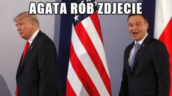 Memy dotyczą często ostatniej wizyty Andrzeja Dudy w Waszyngtonie.