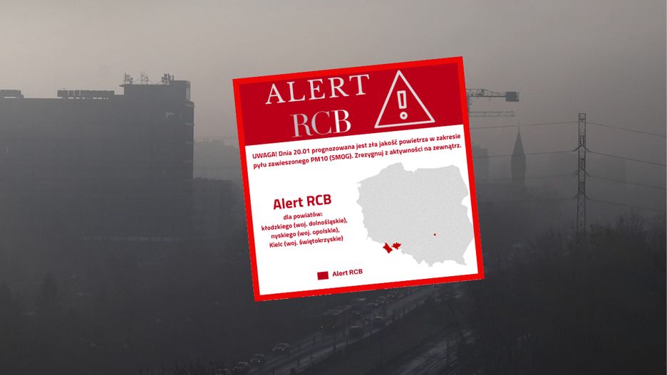 Mieszkańcy kilku województw otrzymali alert RCB