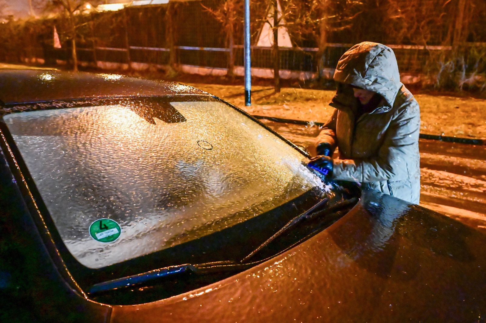 Marznące opady w Szczecinie