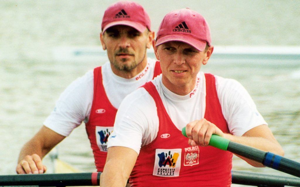 Robert Sycz i Tomasz Kucharski. Ateny 2004 okazały się imprezą wielce udaną dla pary polskich wioślarzy fot. PZTW