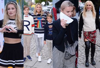 Gwiazdy na meczu TVN kontra WOŚP: skromna Małgorzata Rozenek z synami, zawstydzona Maffashion i Madzia z "Big Brothera" w stroju cheerleaderki (ZDJĘCIA)