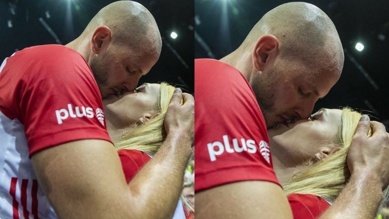 Żony i partnerki gratulują siatkarzom po meczu Polska - Serbia(East News, Fot: ANDRZEJ IWANCZUK)