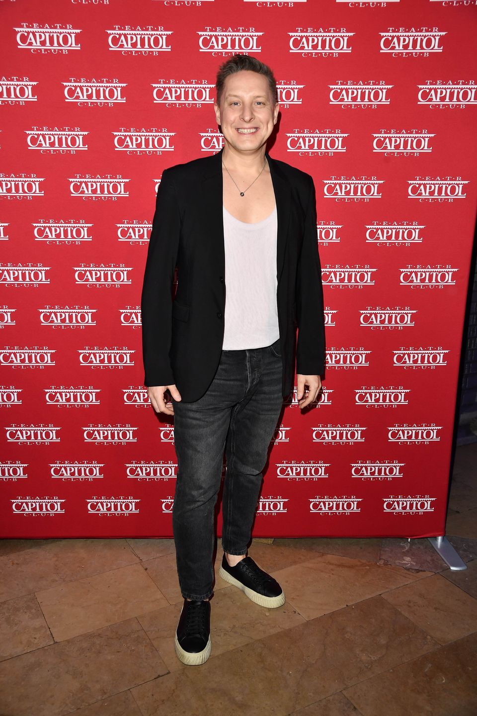 Antek Smykiewicz na premierze "Łóżko pełne cudzoziemców"