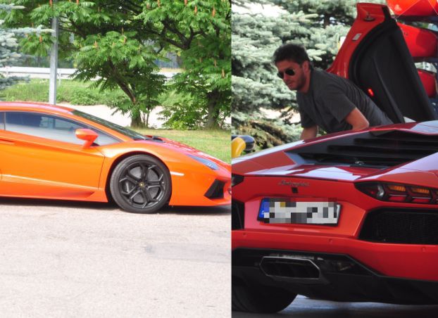 Wojewódzki w pomarańczowym lamborghini! (ZDJĘCIA)