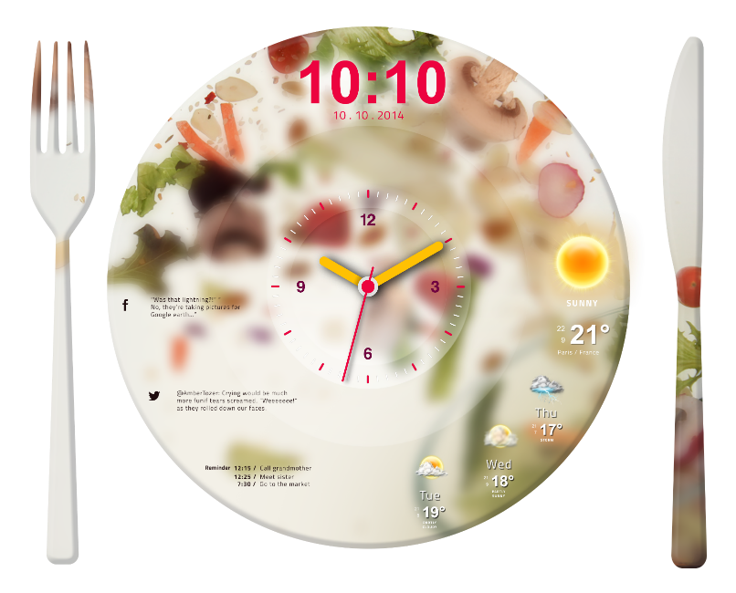 Ścienny smart-watch. Coolest Clock: zegar projekcyjny wyświetli nie tylko godzinę 2